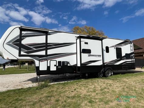 Used 2021 Grand Design Momentum 351m Toy Hauler Fifth Wheel At Campers
