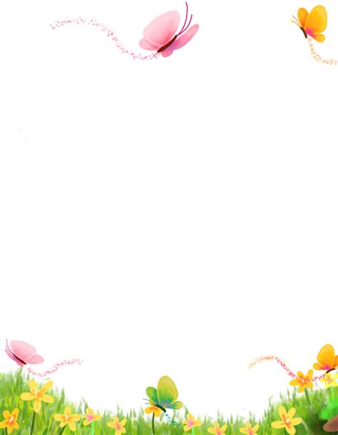 Free Download Butterfly Background Butterfly Border Paper And Butterfly