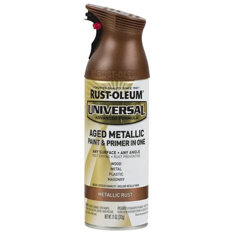 Rustoleum 285072 12 Oz Rust Universal Aged Metallic Spray Paint Pack