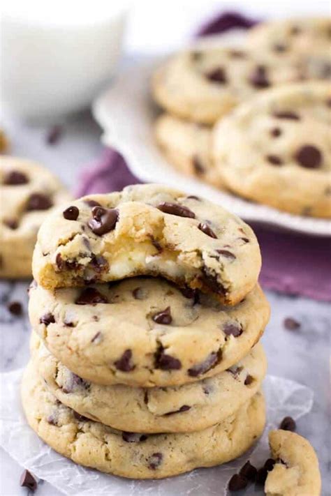 Reviews for photos of chocolate chip cheesecake dip. Cheesecake Stuffed Chocolate Chip Cookies - Sugar Spun Run