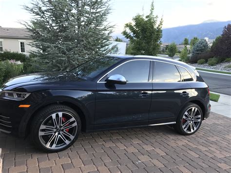 The intensity will continue to dissipate. Now driving 2018 Moonlight Blue Metallic SQ5 Prestige ...
