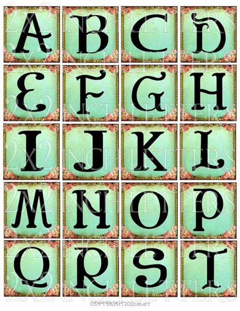 6 Best Images Of Free Vintage Printable Alphabet Designs Free