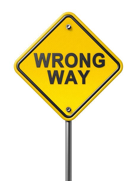 Royalty Free Wrong Way Sign Pictures Images And Stock Photos Istock
