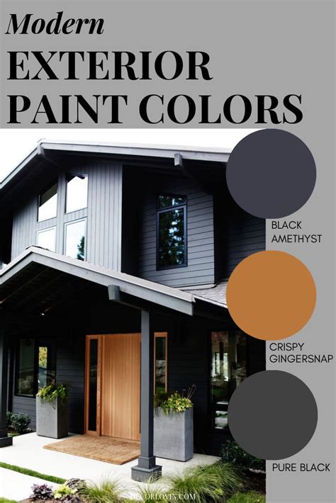 Modern Exterior Paint Colors Modern House Colors House Paint Color