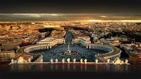 Free Download Cityscapes Vatican Wallpaper 1366x768 Cityscapes Vatican