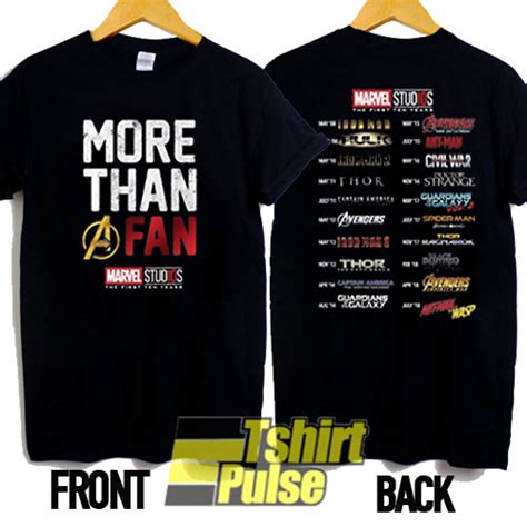 Marvel Studios More Than A Fan T Shirt Cheap For Unisex