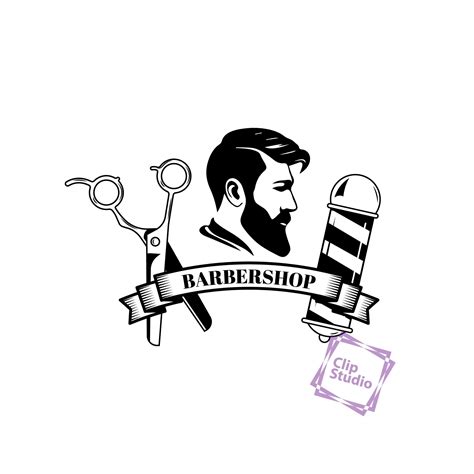 Hudson barber shop brand identity design. Barber Shop Logo 3 Classic Label Sticker Business Shave ...