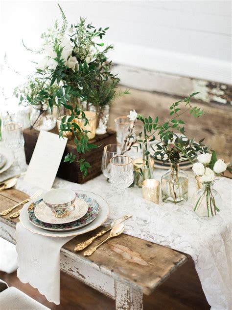Elegant Winter Wedding Inspiration In A Chic Palette Of Green White