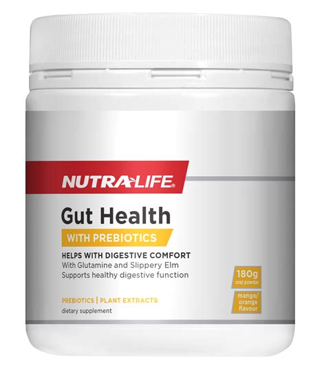 6878 1 Gut Health Powder 180g Taps Nutra Life New Zealand