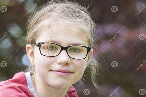 Young Girl With Glasses Stock Image Image Of People 64862109