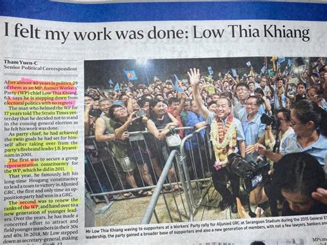 In thanking khaw boon wan for serving in cabinet, pm lee hsien loong reveals that the retired mr khaw has been discharged. spittle splat : the fuss of us: Goh Chok Tong and Low Thia ...