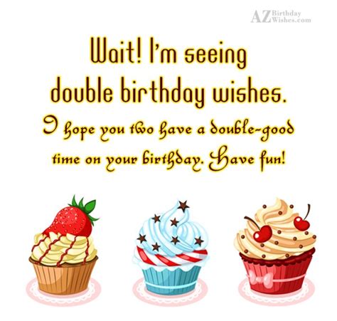 birthday wishes for adult twins
