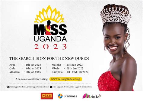 miss uganda announces official 2023 regional scouting dates satisfashion uganda
