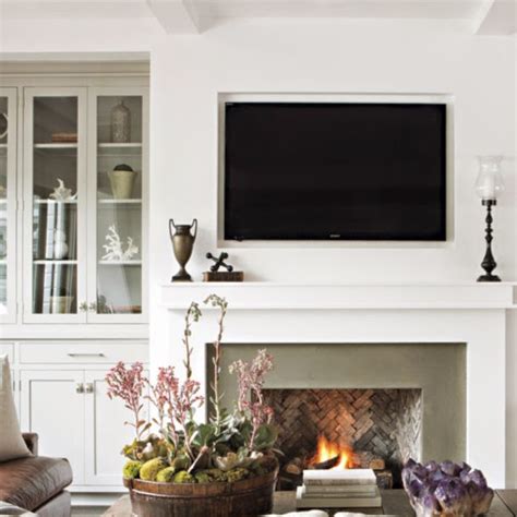 Restyle it Wright: Styling a mantle with a TV
