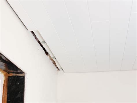 The Easiest Shiplap Ceiling Ever