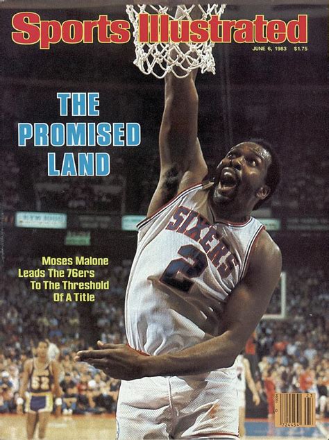 Philadelphia 76ers Moses Malone 1983 Nba Finals Sports Illustrated