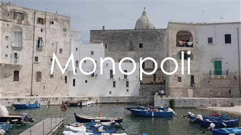 Monopoli Walking Tour Puglia Italy Travel Tips K Uhd Virtual