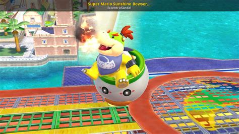 Super Mario Sunshine Bowser Jr Old Version [super Smash Bros Wii U ] [mods]