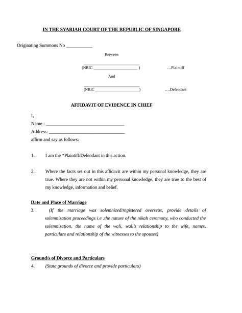 Free 21 Affidavit Forms And Sample Formats In Pdf