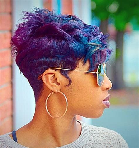 Not only for women, but the trending color is also one of the concerns for men. 21 Trendy Short Haircuts for African American Women ...