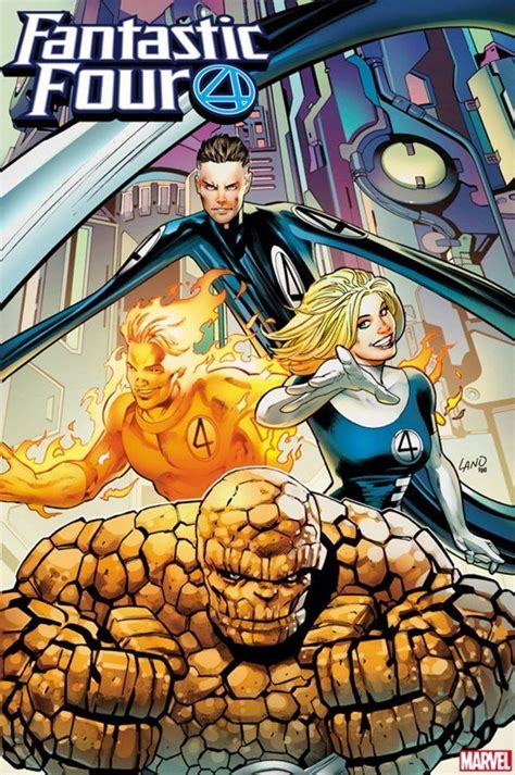 Fantastic Four 16 2099 Variant Cover By Greg Land With Images
