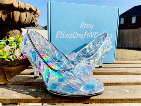 Wedding Cinderella Glass Slippers Fairytale Disney Cos Bridal Etsy Uk