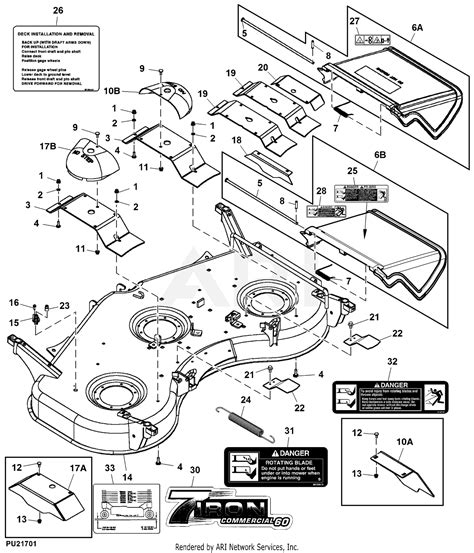 John Deere 60d Mower Deck Parts Diagram Heat Exchanger Spare Parts