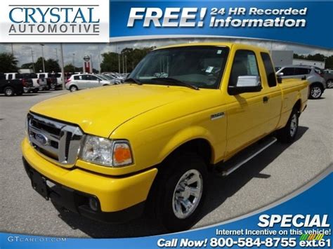 2006 Screaming Yellow Ford Ranger Xlt Supercab 70289056 Photo 8