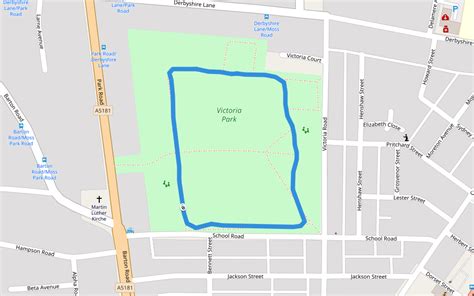 Victoria Park Walking and Running - Stretford, Manchester, England | Pacer