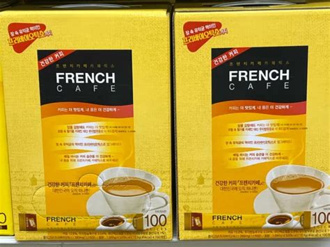 Namyang French Cafe Mix Korean Instant Coffee 100 Sticks Pack Of 2 117