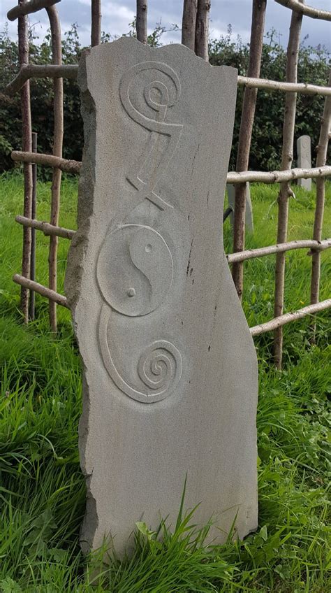 Celtic Yin Yang Carved Stone Old Chapel Gallery