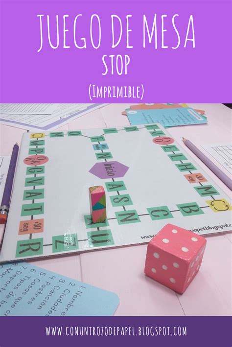35 juegos de mesa para mesa divertidos como el parchís, el trivial o el monopoly. Con un trozo de papel : Vamos a Jugar STOP: Juego de Mesa ...