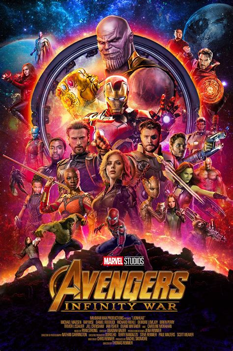 Kunst Canvas Pictures Official Infinity War Comic Movie Poster Marvel