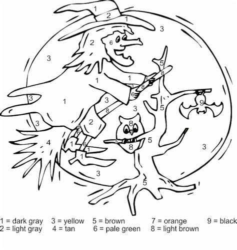 Easy Color by Number for Preschool and Kindergarten