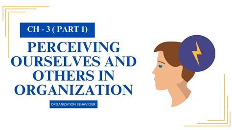 Ch 3 Perceiving Ourselves And Others In Organization Part 1 Youtube