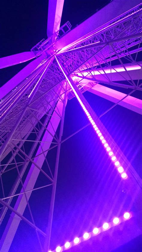 Stock downloads and best apps. Ferris wheel at night (With images) | Purple aesthetic ...