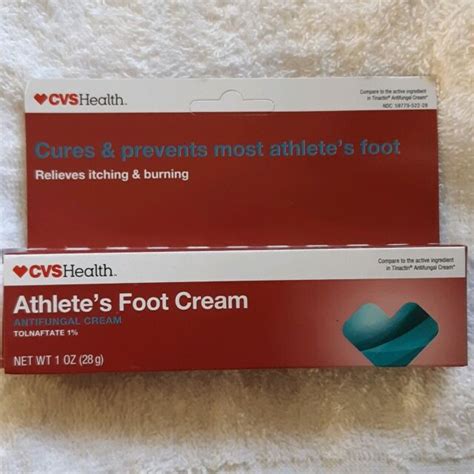 Cvs 1oz Tinactin Athletes Foot Cream Antifungal Cream Tolnaftate 1