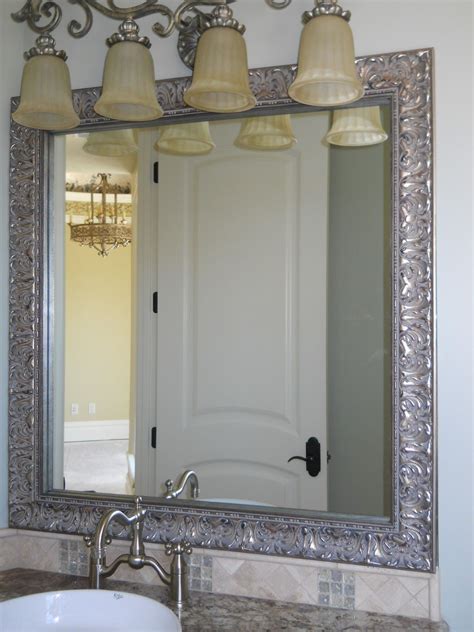 Mirror Frame Kit Frames For Existing Mirrors Bathroom Vanity Style