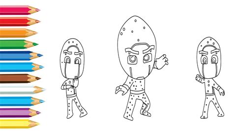 They head out into the night for big adventure, armed with their special animal amulet, a sense of justice and of course… their pajamas. PJ Masks Ninjalinos and Night Ninja Drawing and Coloring ...