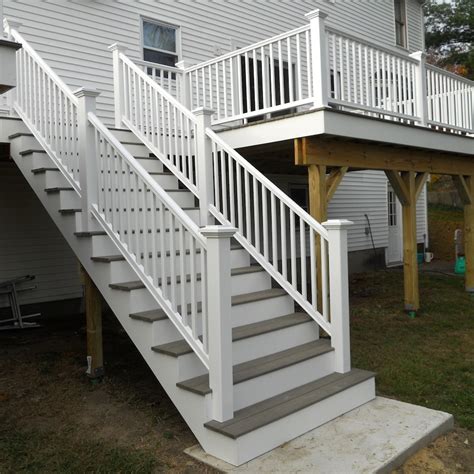 Replacing an exterior stair post steps: Attaching Bottom Deck Posts | THISisCarpentry