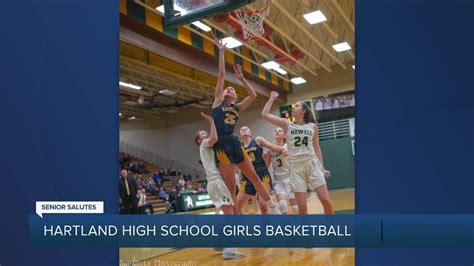 Wxyz Senior Salutes Hartland High School Girls Basketball Youtube