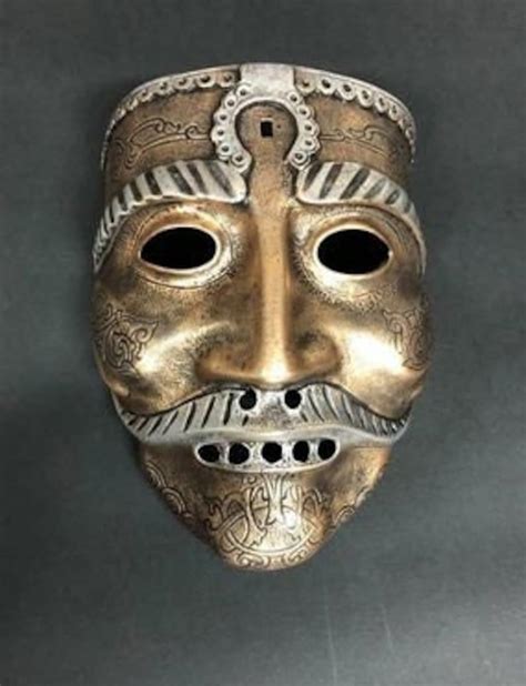 Ancient Battle Mask Antique Replica Larp Ancient Mask Larp Etsy