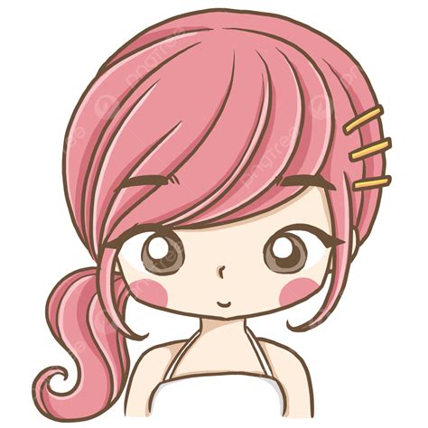 Chica Logo Dibujos Animados Avatar Garabato Kawaii Anime Cuco