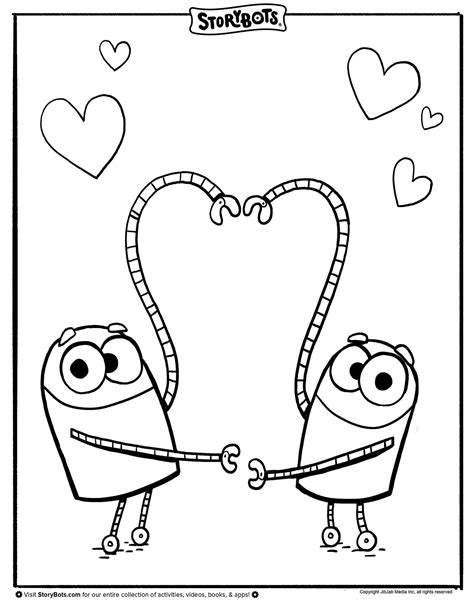 Valentine's day coloring page inspired by keith haring's paintings. Valentine's Day Coloring Sheet (With images) | Valentines ...
