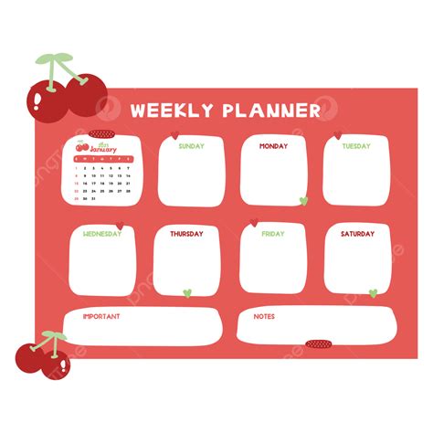 Weekly Planner Design Template Weekly Planner Planner 2023 Weekly