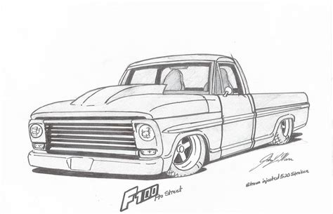 Lowrider Trucks Drawings Images Galleries With A Bite