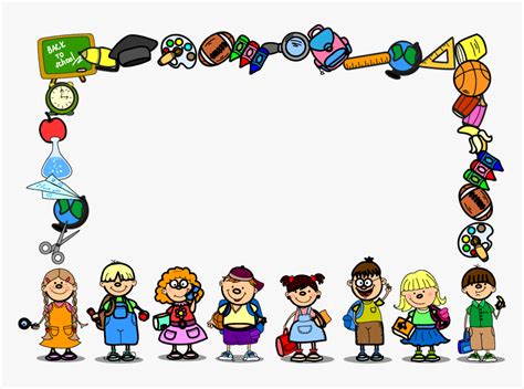 Cartoon Border Design For Kids