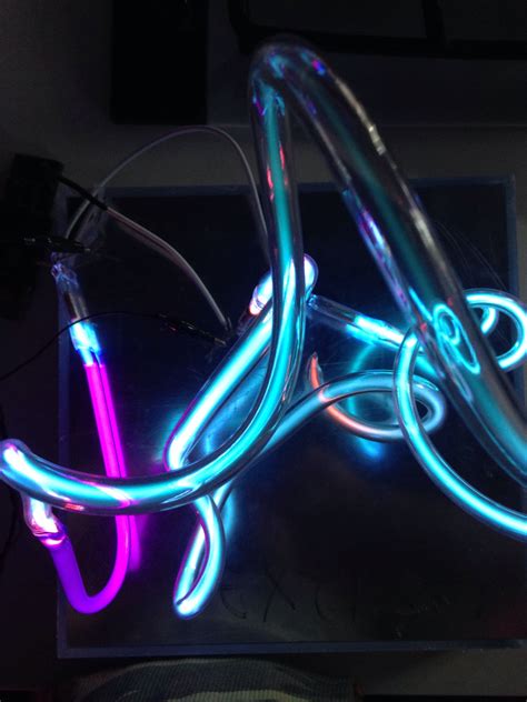 Single Electrode Neon Sculpture Neon Sculpture Neon Art Light Sculpture