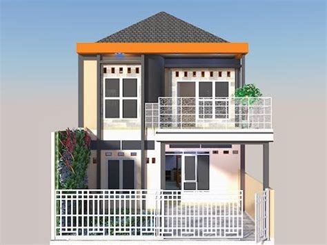 Inspirasi rumah cantik ukuran 6x19.5m. +5 Desain Rumah Minimalis 2 Lantai 7 X 12 Terbaru 2020 ...