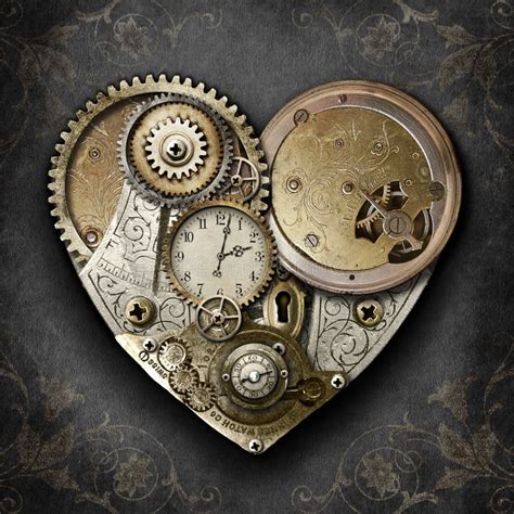 Heart Of Steampunk Stock Photo Image Of Grunge Unique 29586742